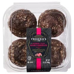 Frederiks Raspberry Filled Dbl Choc Muff