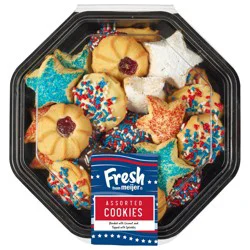Fresh From Meijer Assorted Patriotic Cookies 16 Oz