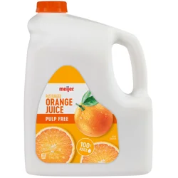 Meijer 100% Pure No Pulp Orange Juice, Gallon