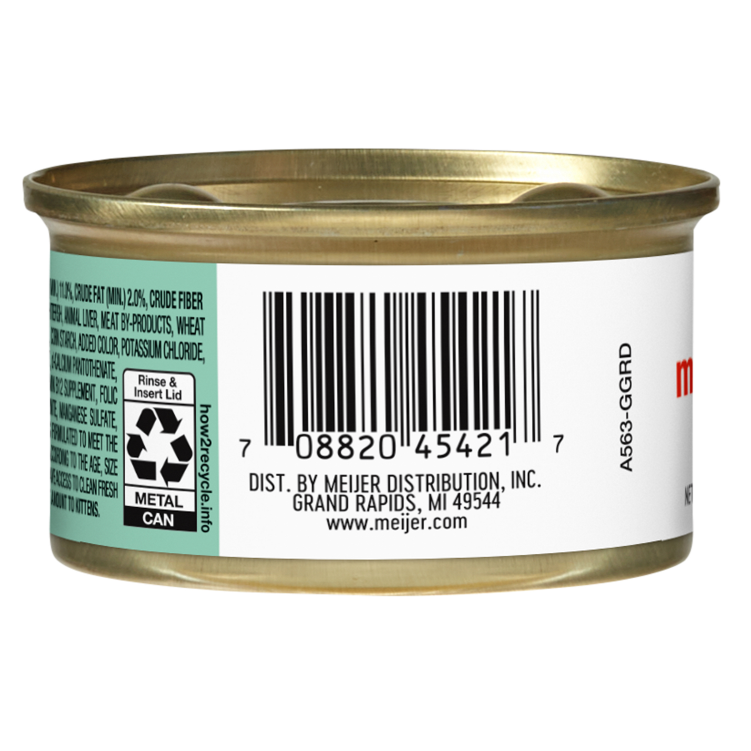 slide 2 of 3, Meijer Wet Cat Food Seafood CIG, 3 oz