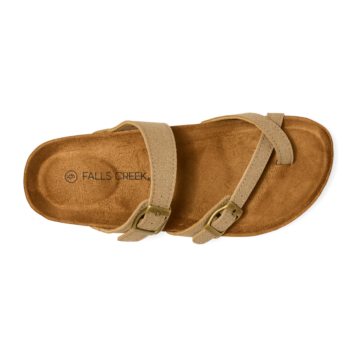 slide 6 of 6, Falls Creek Women's Cody Sandals, Taupe, Size 11, 1 ct