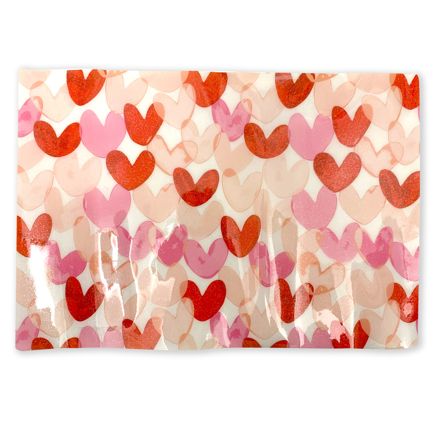 slide 2 of 2, Meijer Corporate Seasonal MCS Watercolor Love Jelly Placemat, 13 in x 19 in, 1 ct