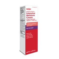 Meijer Intensive Moisture Hydrocortisone 1% Cream, 1oz