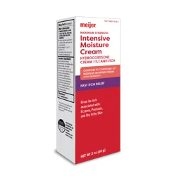 Meijer Intensive Moisture Hydrocortisone 1% Cream, 2oz