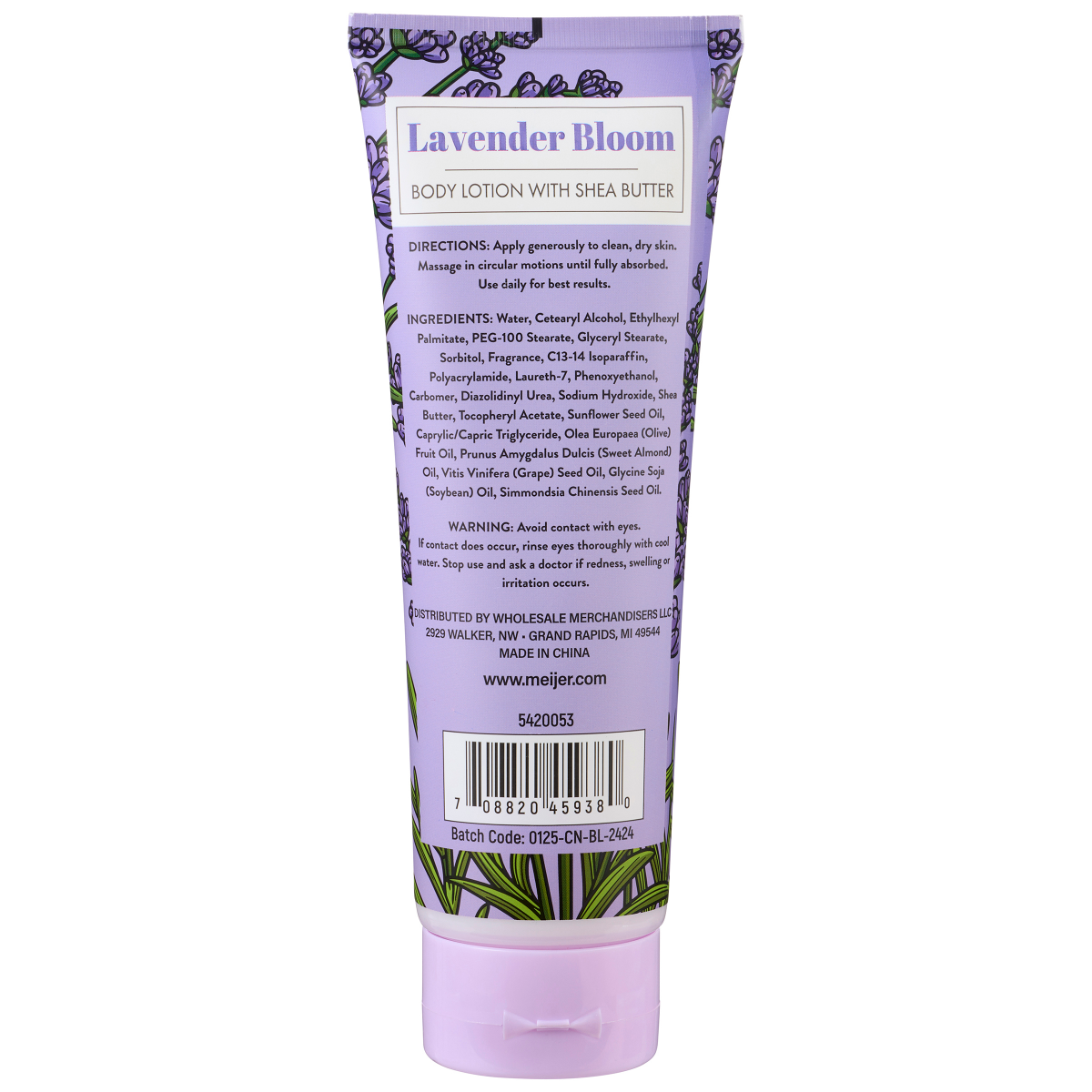 slide 2 of 2, Meijer Corporate Seasonal Body Lotion Lavender Bloom, 8 oz