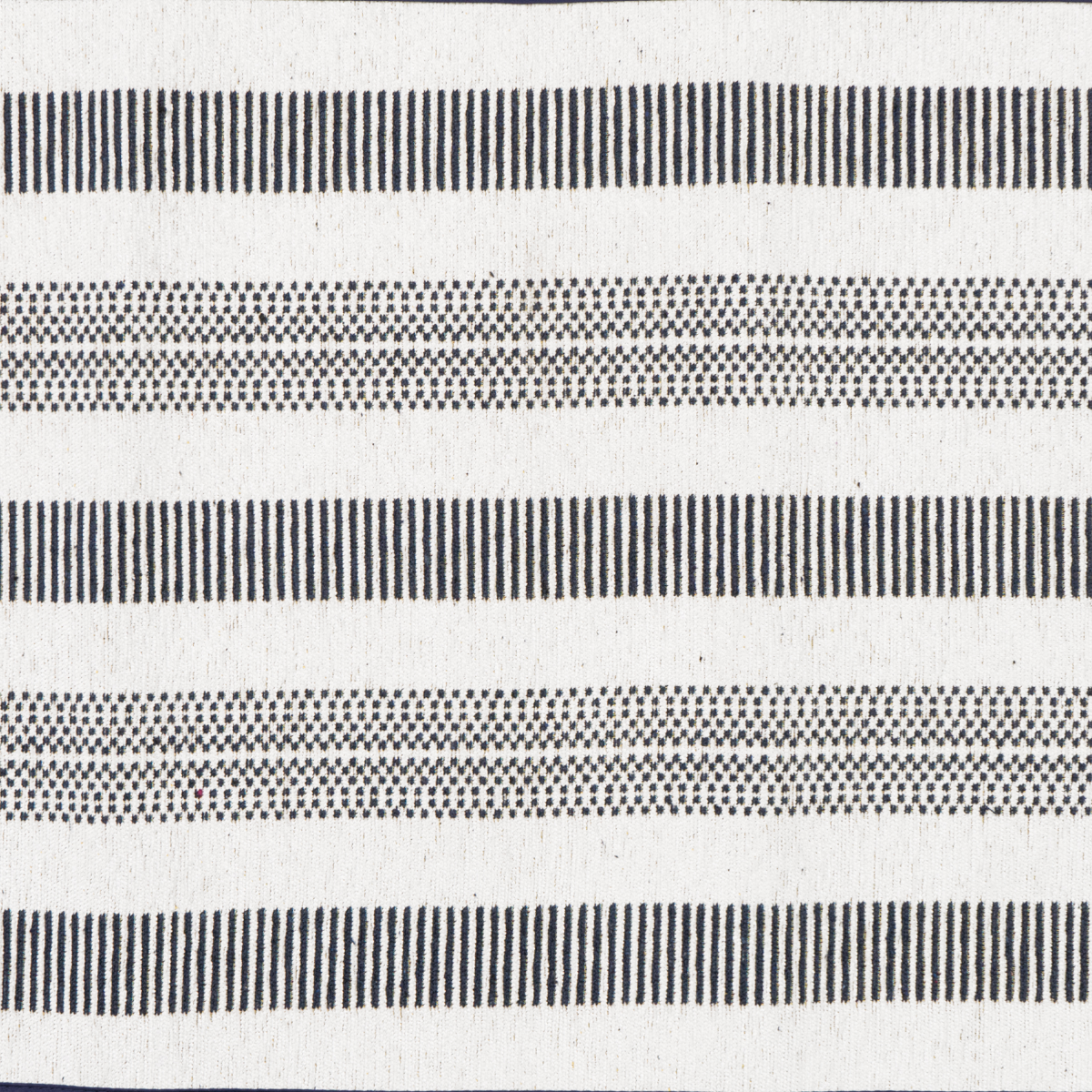 slide 2 of 2, Room & Retreat Stripe Rows Navy Chenille Rug, 19 in x 27 in, 1 ct