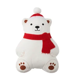 December Home DH HOL BEAR DEC PILLOW 11X15