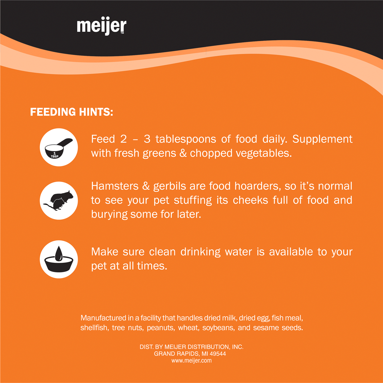 slide 3 of 4, Meijer Hamster & Gerbil Food, 4.5 lb