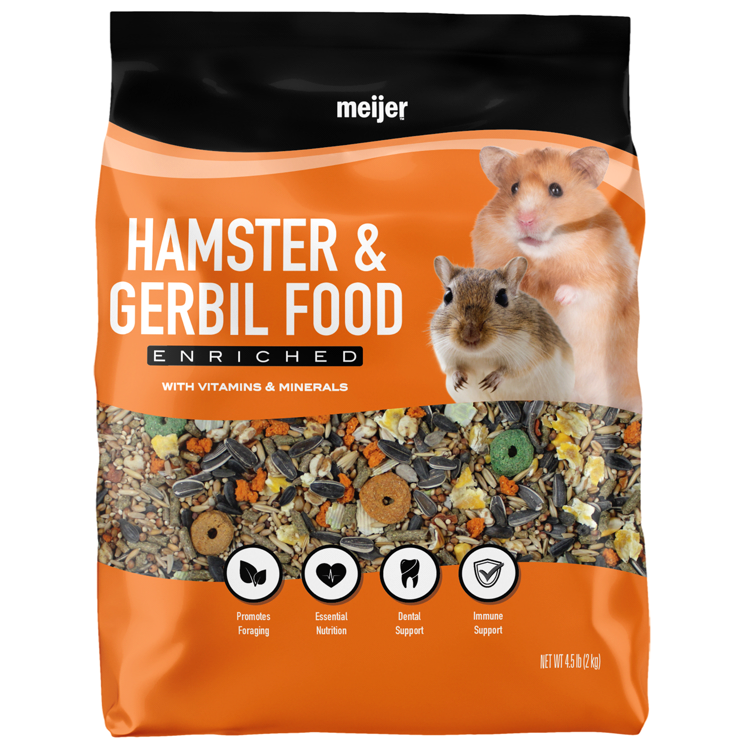 slide 1 of 4, Meijer Hamster & Gerbil Food, 4.5 lb