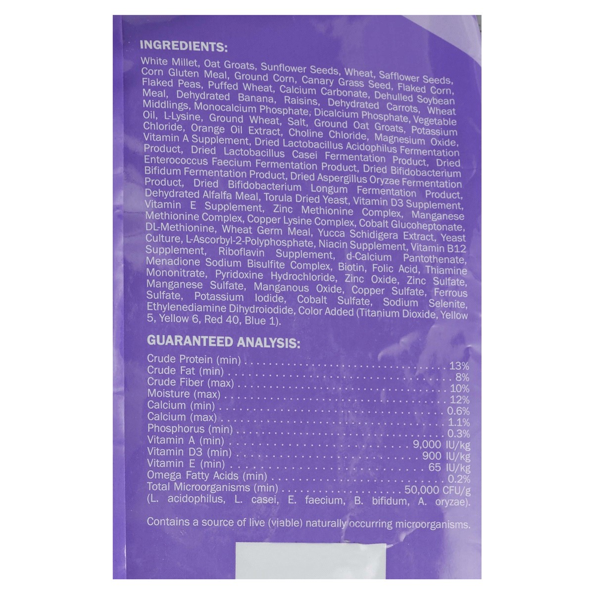 slide 2 of 2, Meijer Enriched Cockatiel Food, 4 Lb, 4 lb