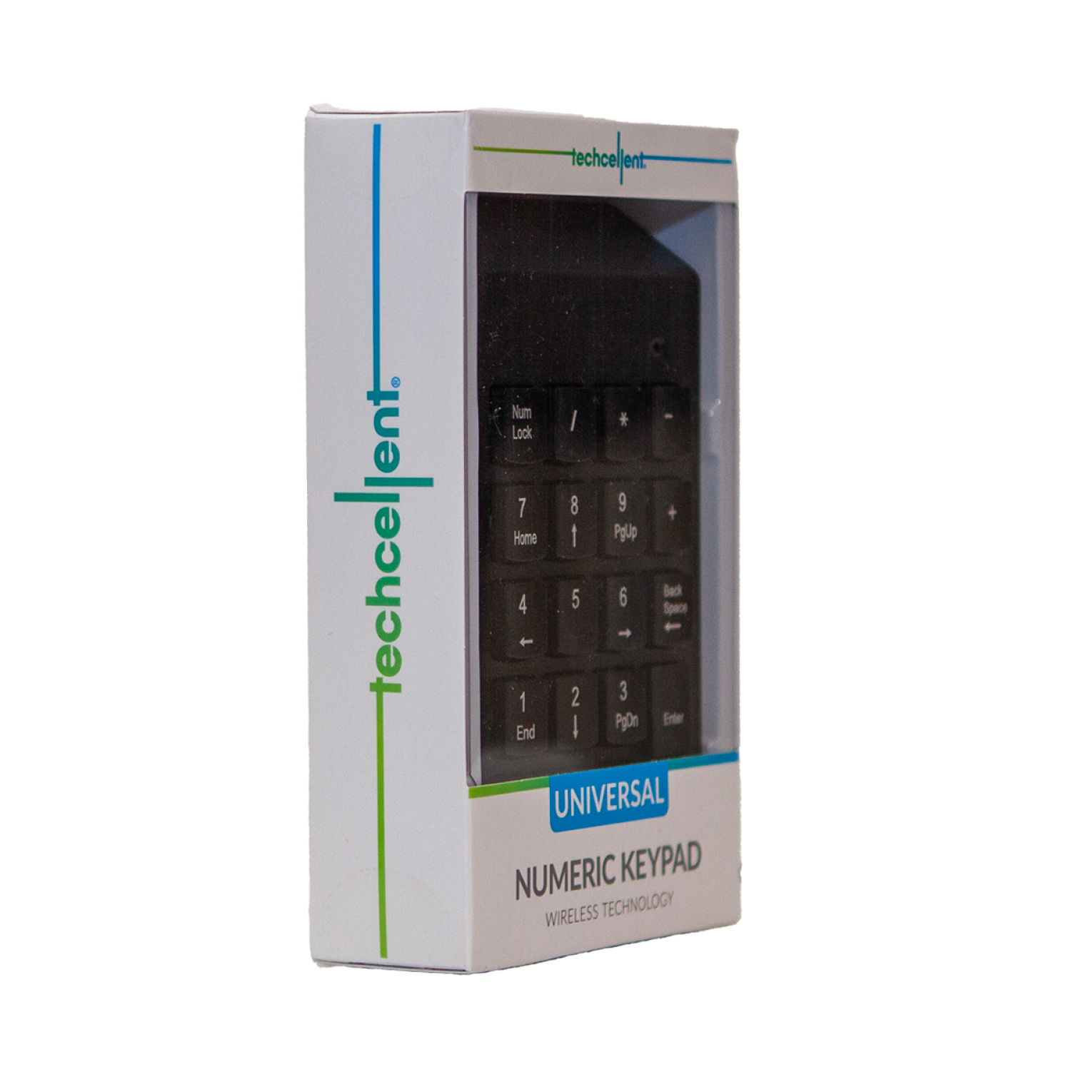 slide 3 of 5, Techcellent Keypad Wireless Blk, 1 ct