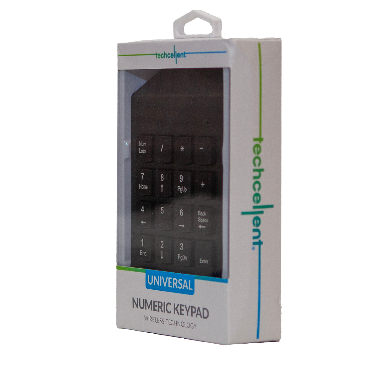 slide 4 of 5, Techcellent Keypad Wireless Blk, 1 ct