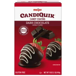 Meijer CandiQuik Dark Chocolate Flavored Coating