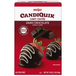 Meijer CandiQuik Dark Chocolate Flavored Coating
