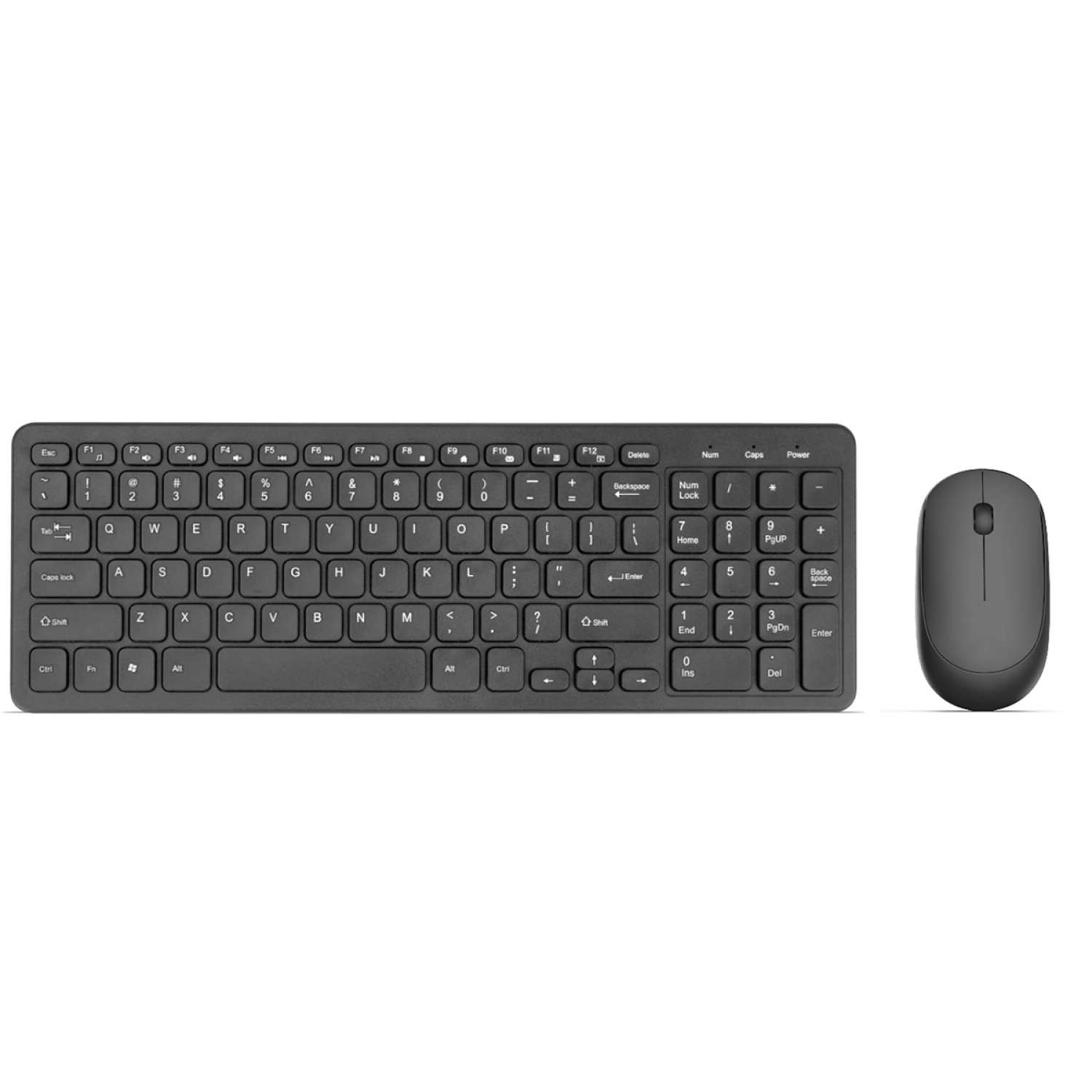 slide 5 of 5, Techcellent Keyboard & Mouse Combo Wireless Blk, 1 ct