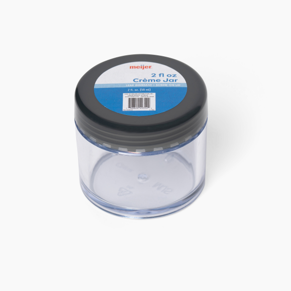 slide 4 of 5, Meijer Clear Travel Jar, 2 oz, 1 ct