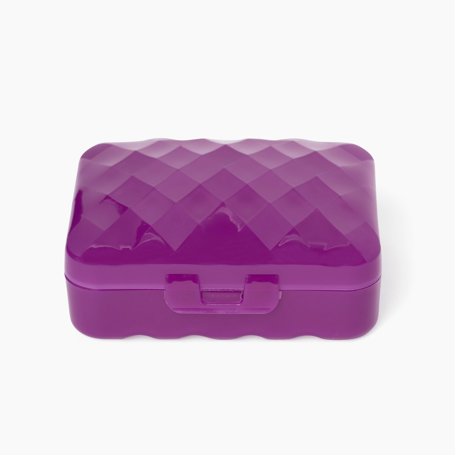 slide 3 of 3, Meijer Travel Frosted Plastic Oval Soap Box, 1 ct