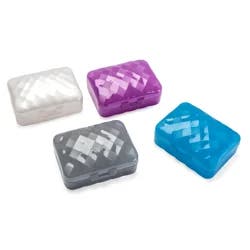 Meijer Travel Frosted Plastic Oval Soap Box