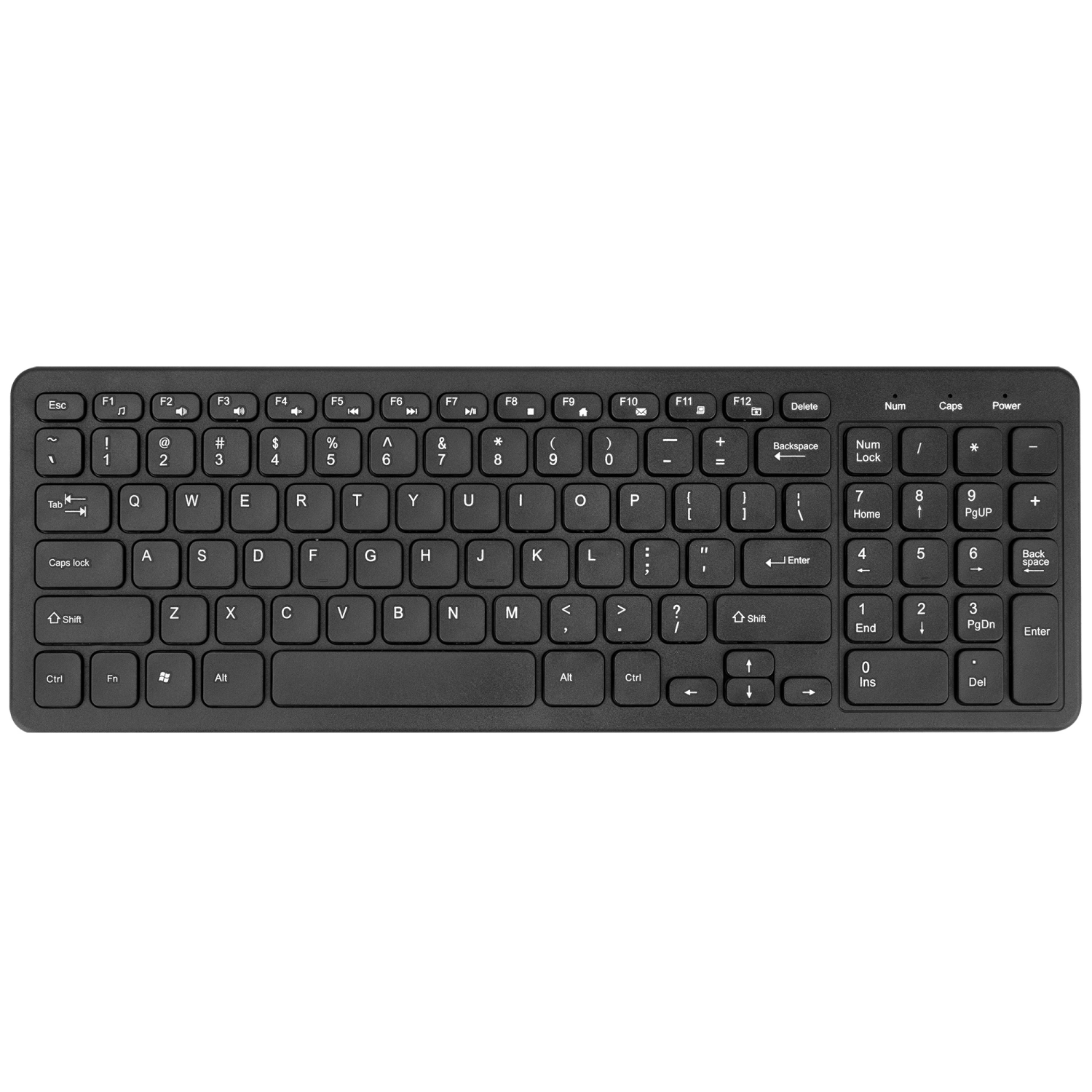slide 3 of 3, Techcellent Keyboard Wireless Thin Blk, 1 ct