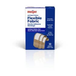 Meijer Fabric Antibacterial Bandage Assortment