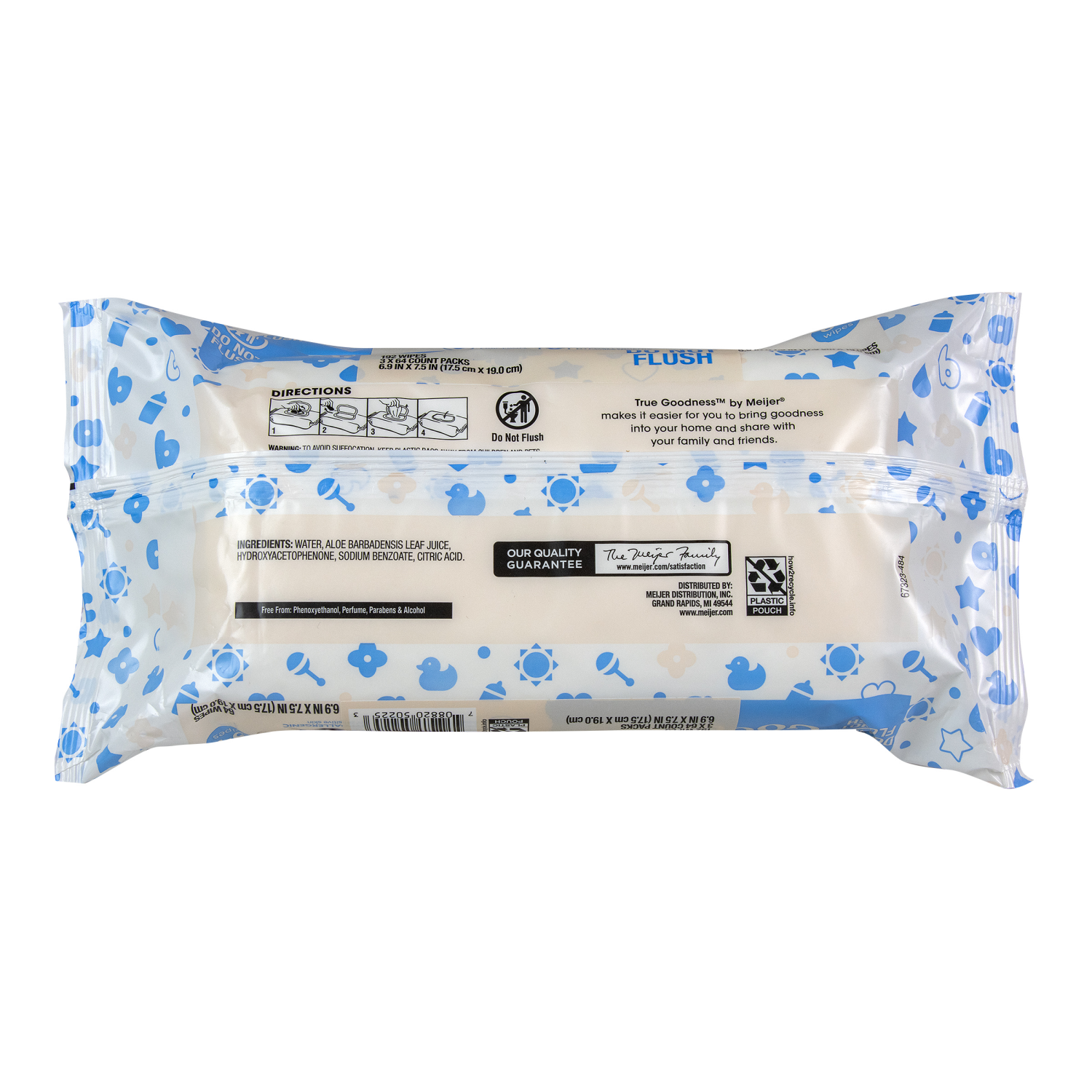 slide 3 of 8, True Goodness WaterSoft Baby Wipes, 6.9 in x 7.5 in, 3 pk, 192 ct, 192 ct