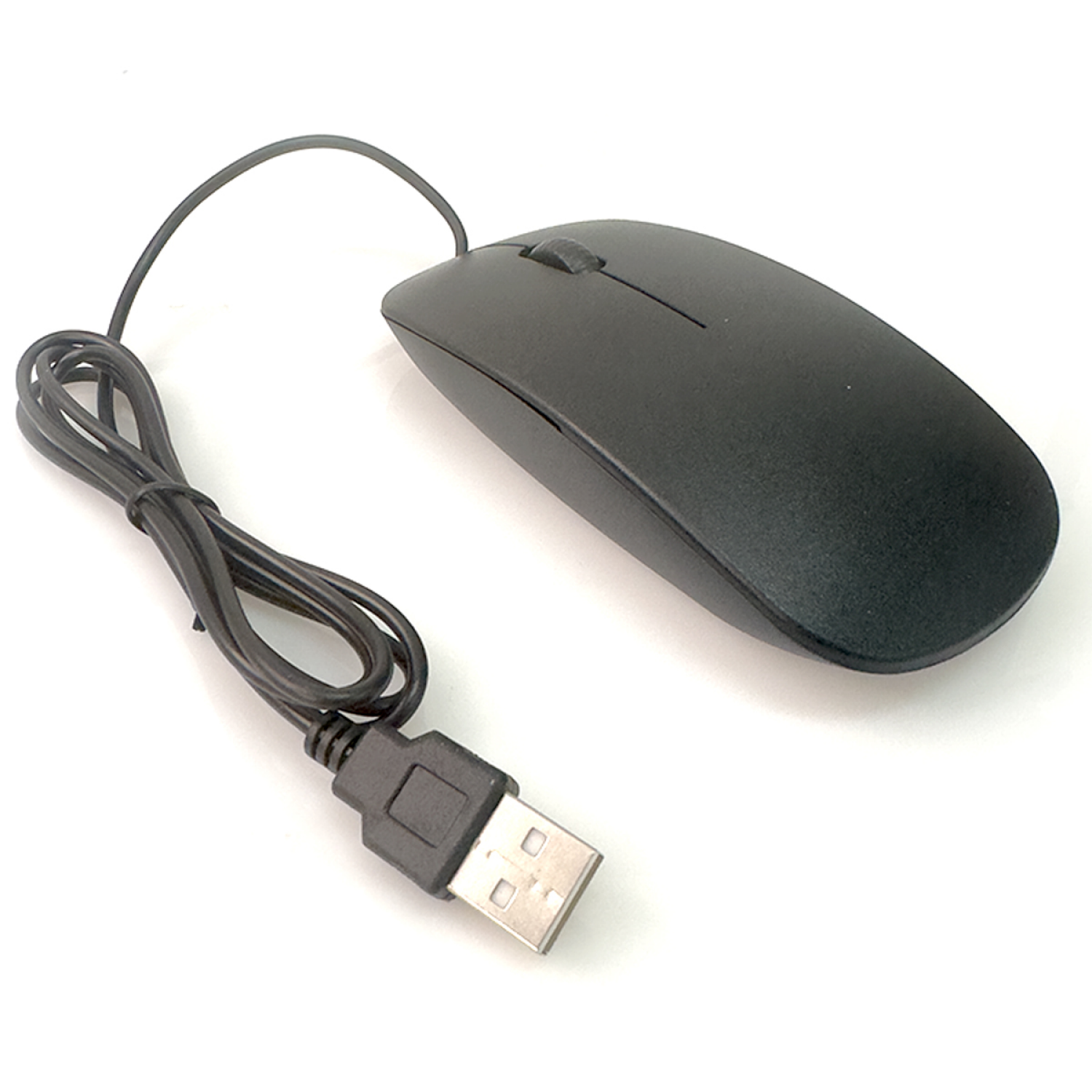 slide 5 of 5, Techcellent Wired Mouse Black, 1 ct