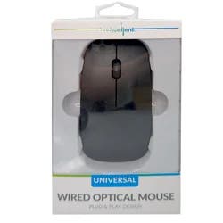 Techcellent Wired Mouse Black