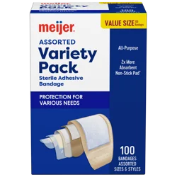 Meijer Variety Pack Adhesive Bandages