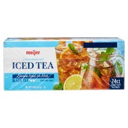 Meijer Unsweetened Iced Black Tea Bags, 24 Ct