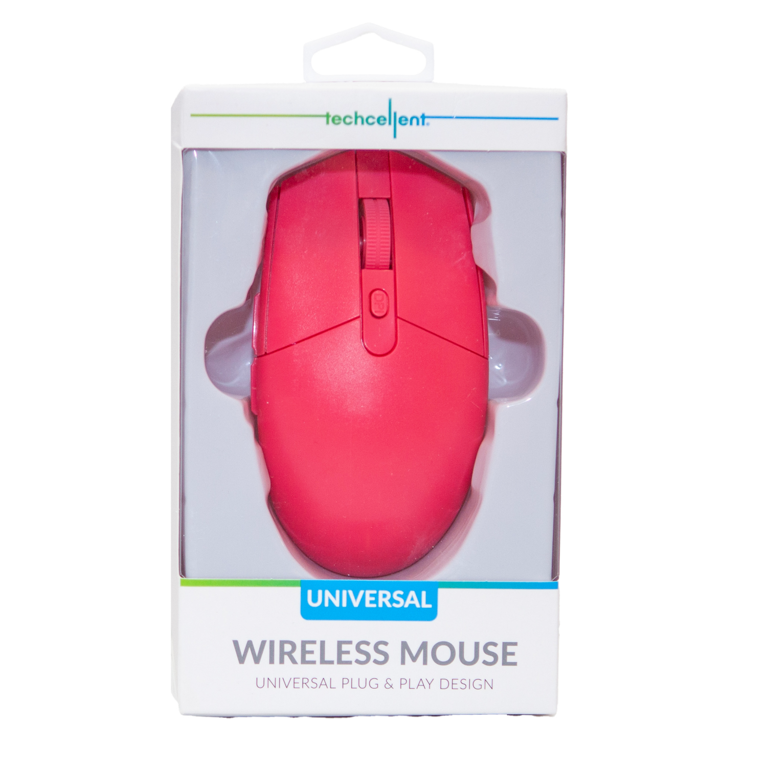 slide 1 of 5, Techcellent Wireless Mouse 4-Button Pink, 1 ct