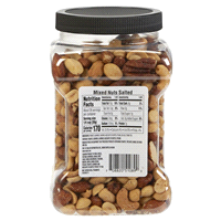 slide 2 of 5, Meijer Salted Roasted Mixed Nuts, 27 oz