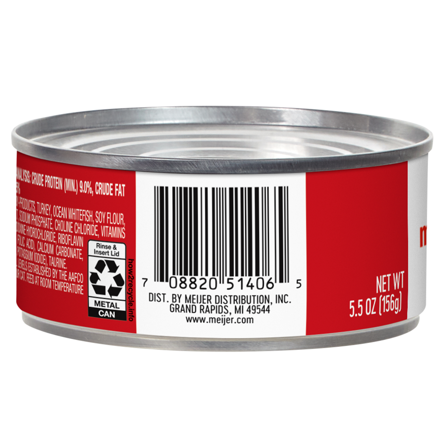 slide 2 of 3, Meijer Wet Cat Beef Dinner, 5.5 oz