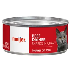 Meijer Wet Cat Food, Beef Dinner, 5.5 Oz