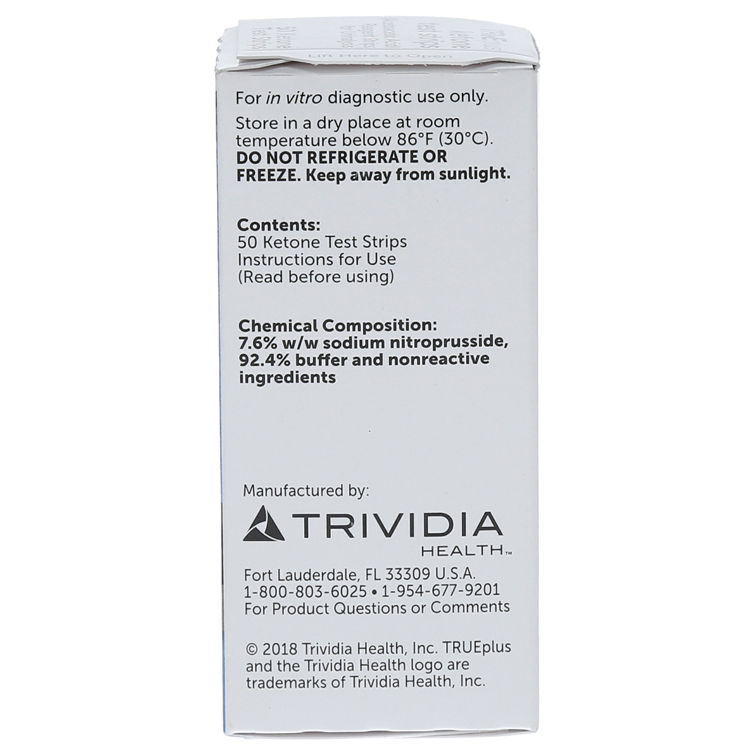 slide 2 of 3, Meijer True Plus Ketone Test Strips, 50 ct