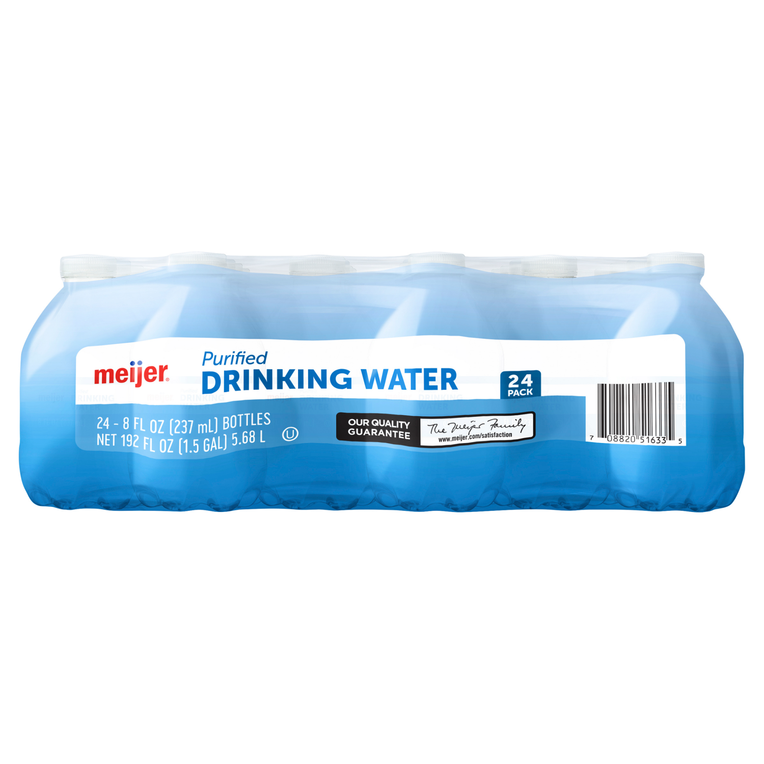 slide 2 of 2, Meijer Purified Drinking Water Bottles 24-Pack, 8 oz, 24 ct