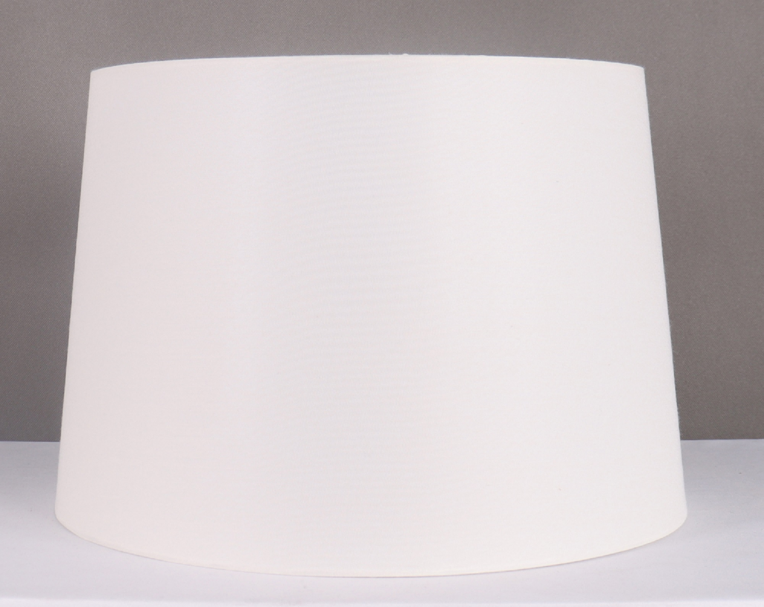 slide 1 of 1, Room & Retreat Home White Linen Hardback Shade, 14" x 16" x 11", 14x16 x 11 