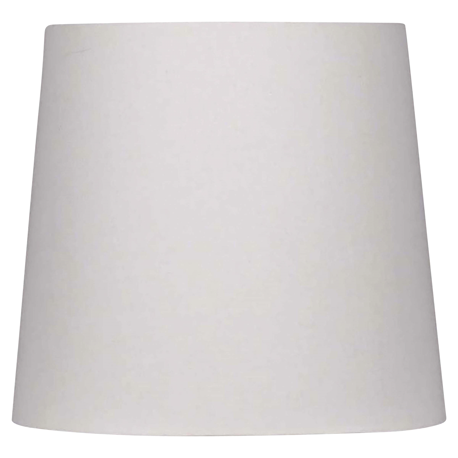 slide 1 of 1, Room & Retreat Home White Linen Drum Hardback Shade, 10" x 12" x 11", 10x12 x 11 