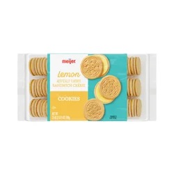 Meijer Lemon Sandwich Crème Cookies, 25 Oz