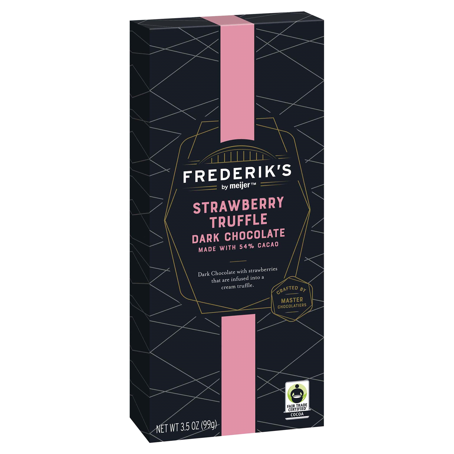 slide 4 of 5, FREDERIKS BY MEIJER Frederik's by Meijer Strawberry Truffle Dark Chocolate - 3.5 oz, 3.5 oz