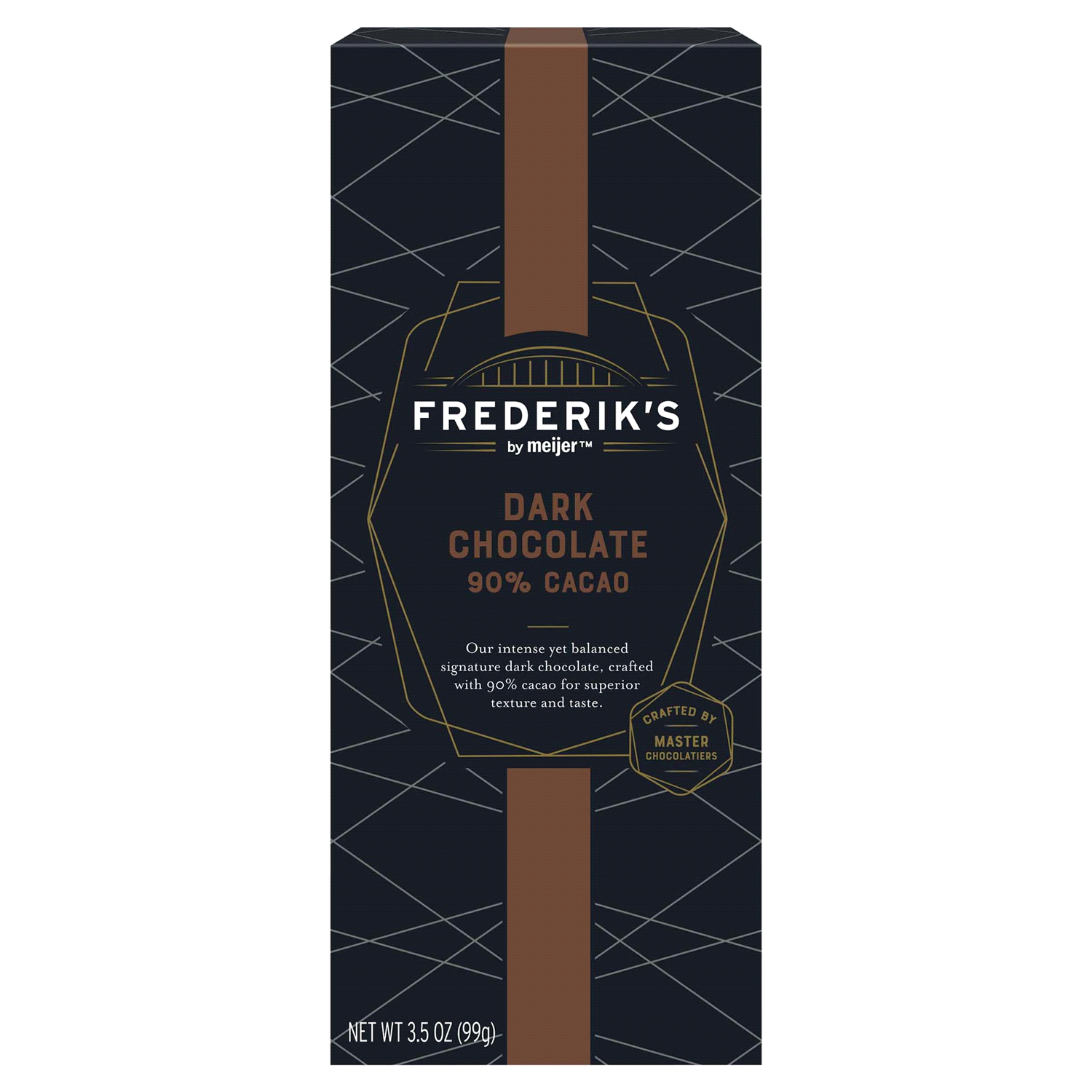 slide 1 of 5, FREDERIKS BY MEIJER Frederik's by Meijer 90% Cacao Dark Chocolate - 3.5 oz, 3.5 oz