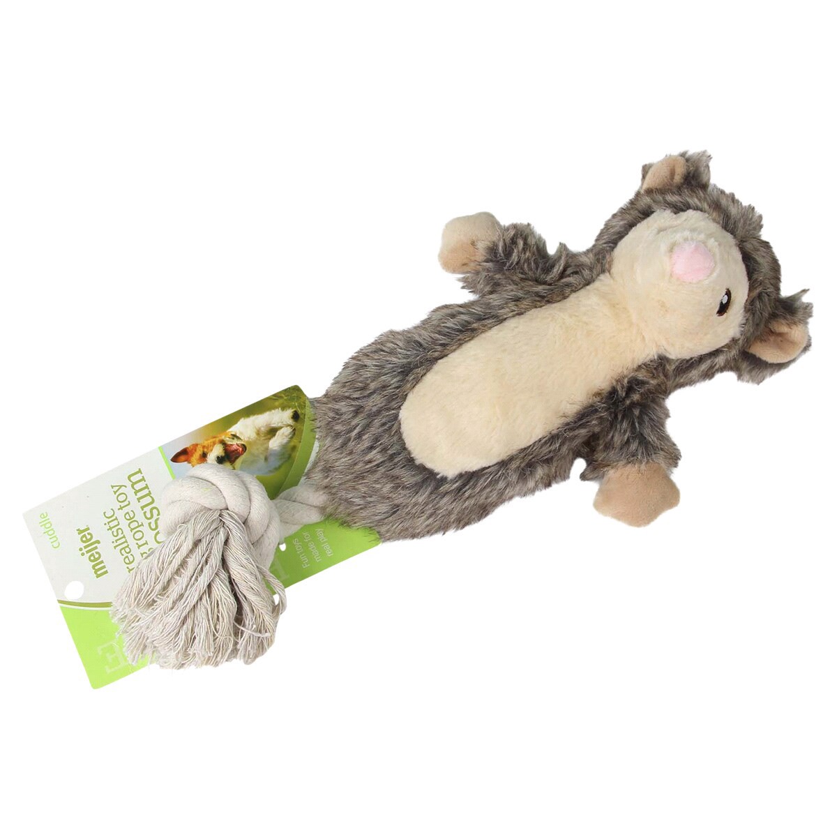 slide 5 of 9, Meijer Realistic Dog Rope Toy, Opossum, 1 ct