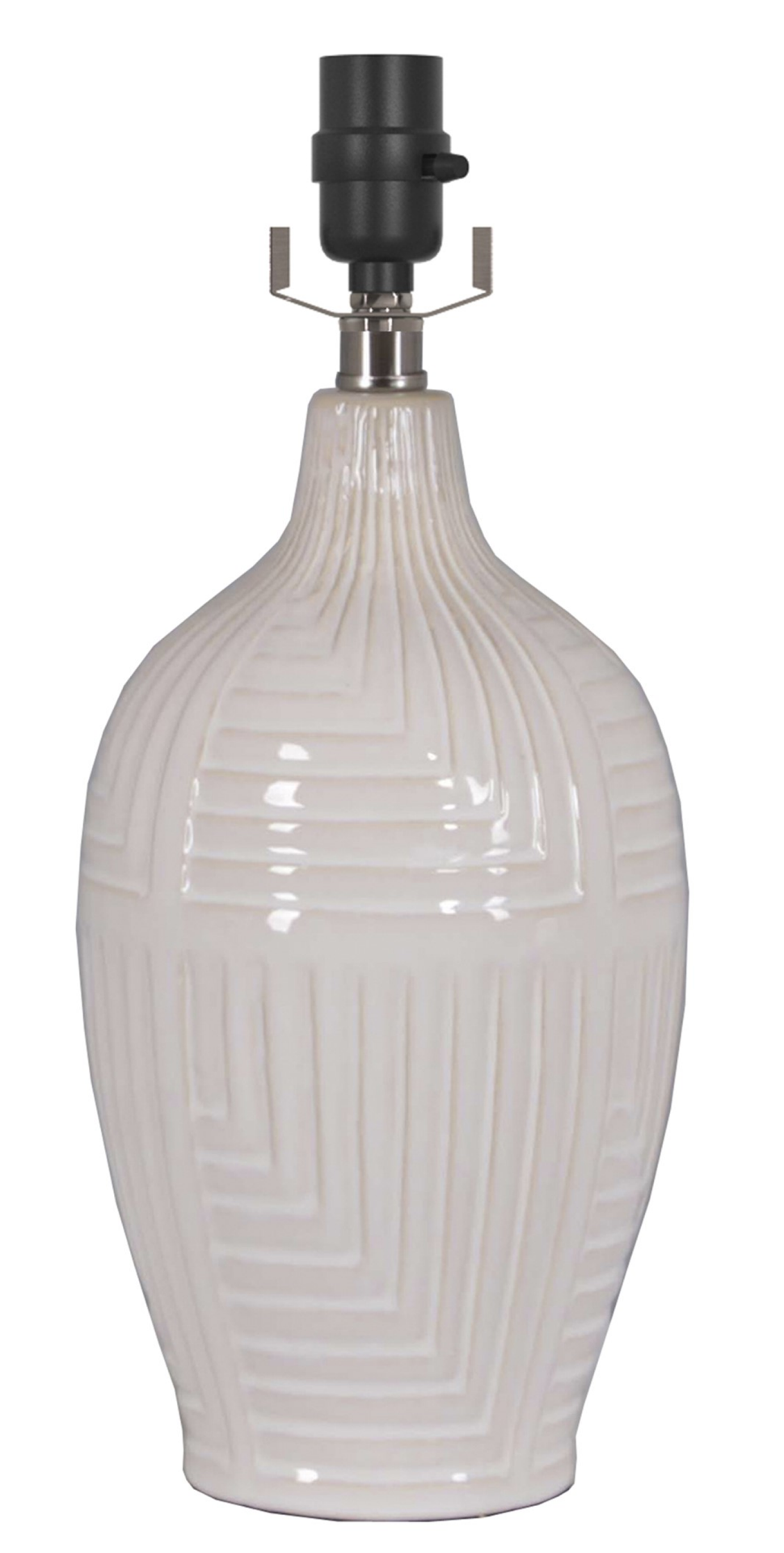 slide 1 of 1, Room & Retreat M&m Off White Ceramic Lamp Base, 1 ct