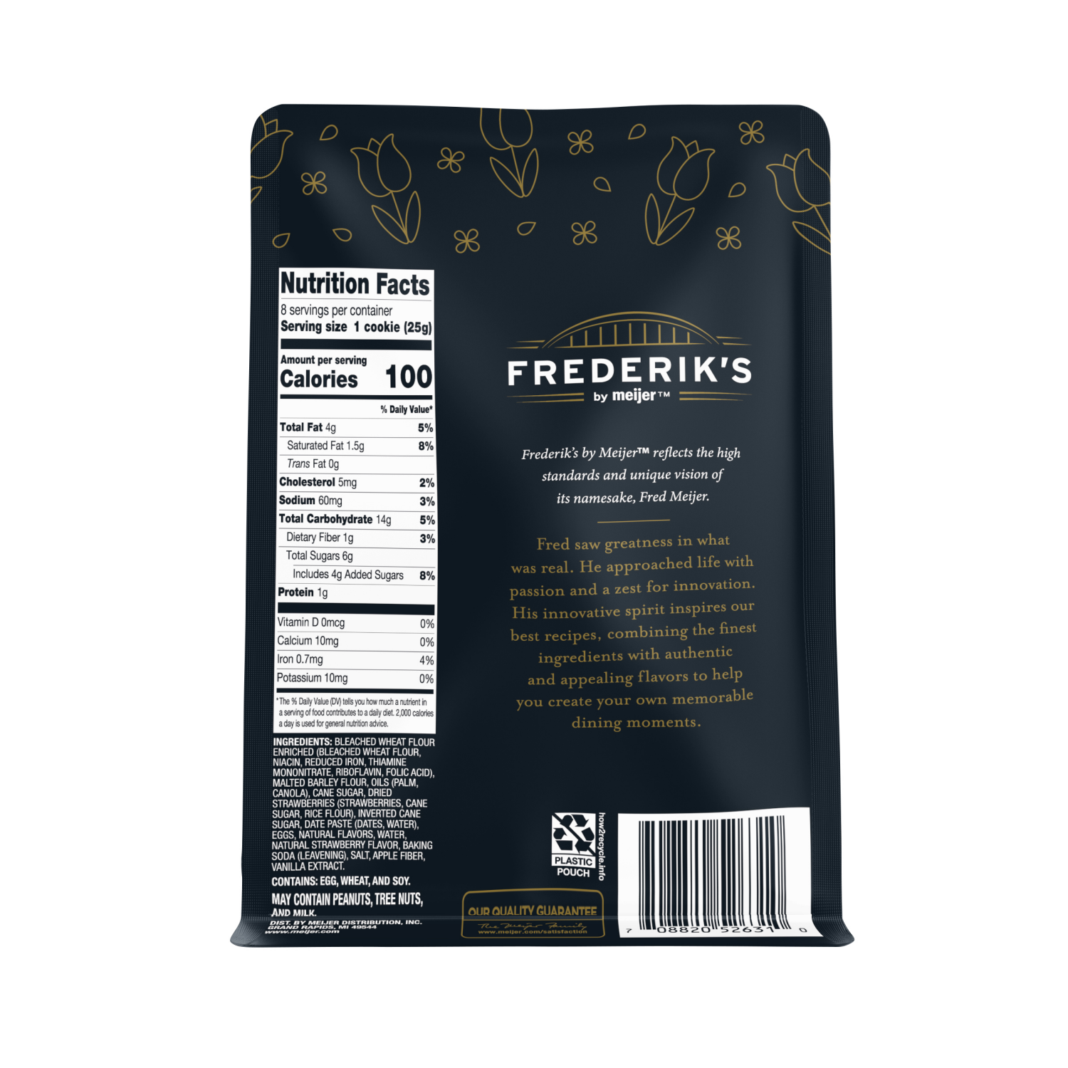 slide 2 of 2, FREDERIKS BY MEIJER Frederik's Cookies Strawberry 7.1oz, 7.1 oz