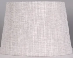Room & Retreat Wht Tex Mod Drum Shade
