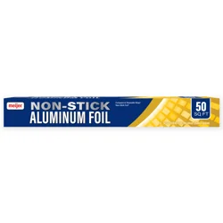 Meijer Aluminum Foil, Nonstick, 50 ft.