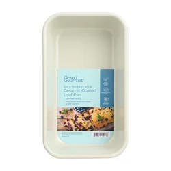 Grand Gourmet Non-Stick Ceramic Coated 5in x 9in Loaf Pan (Cream)