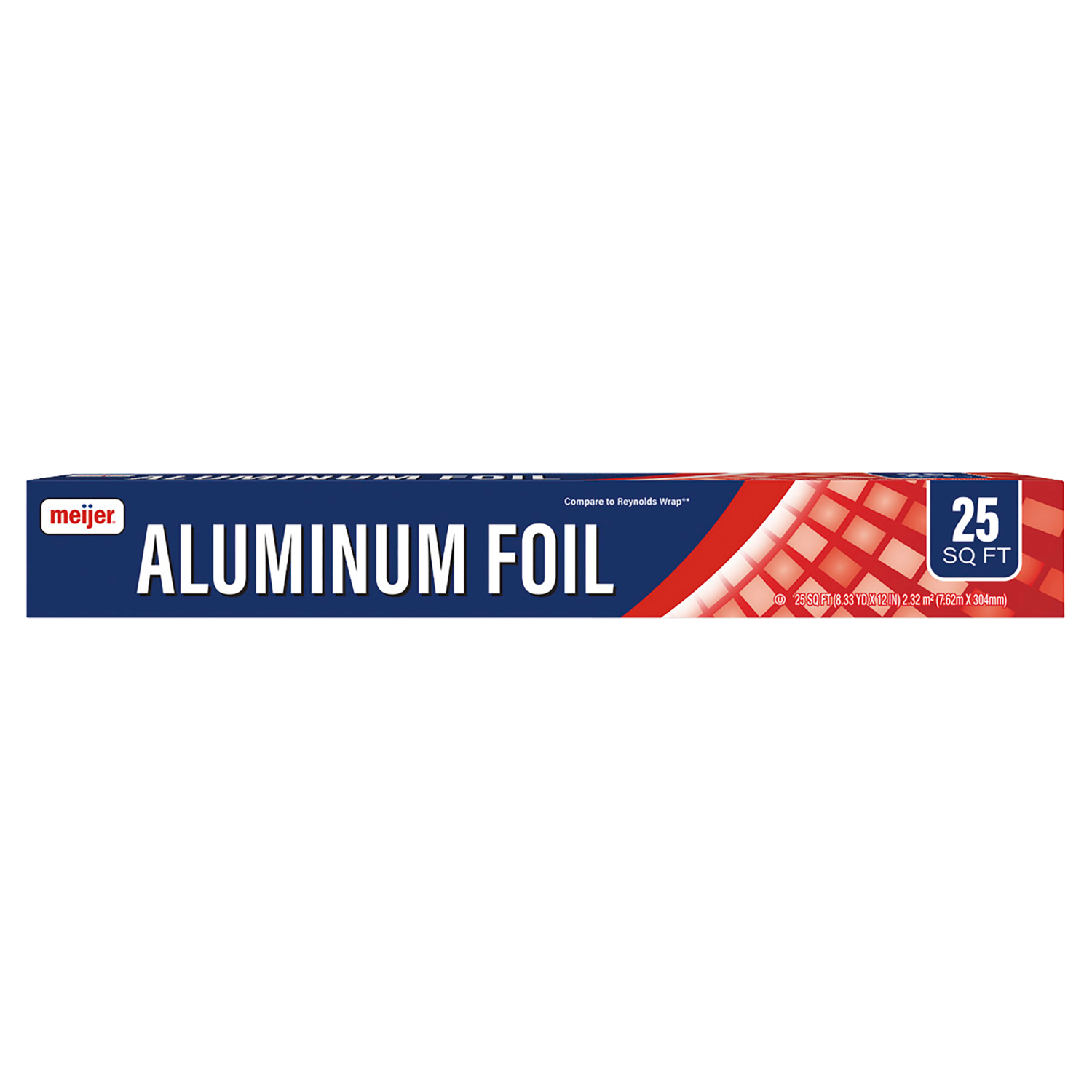 slide 1 of 1, Meijer Aluminum Foil, 25 ft, 25 ft