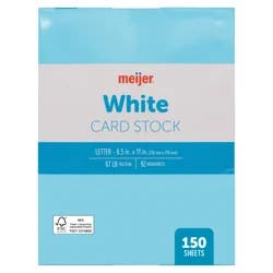 Meijer Brand 150ct. White Card Stock