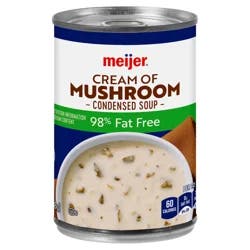 Meijer 98% Fat Free Cream of Mushroom Soup