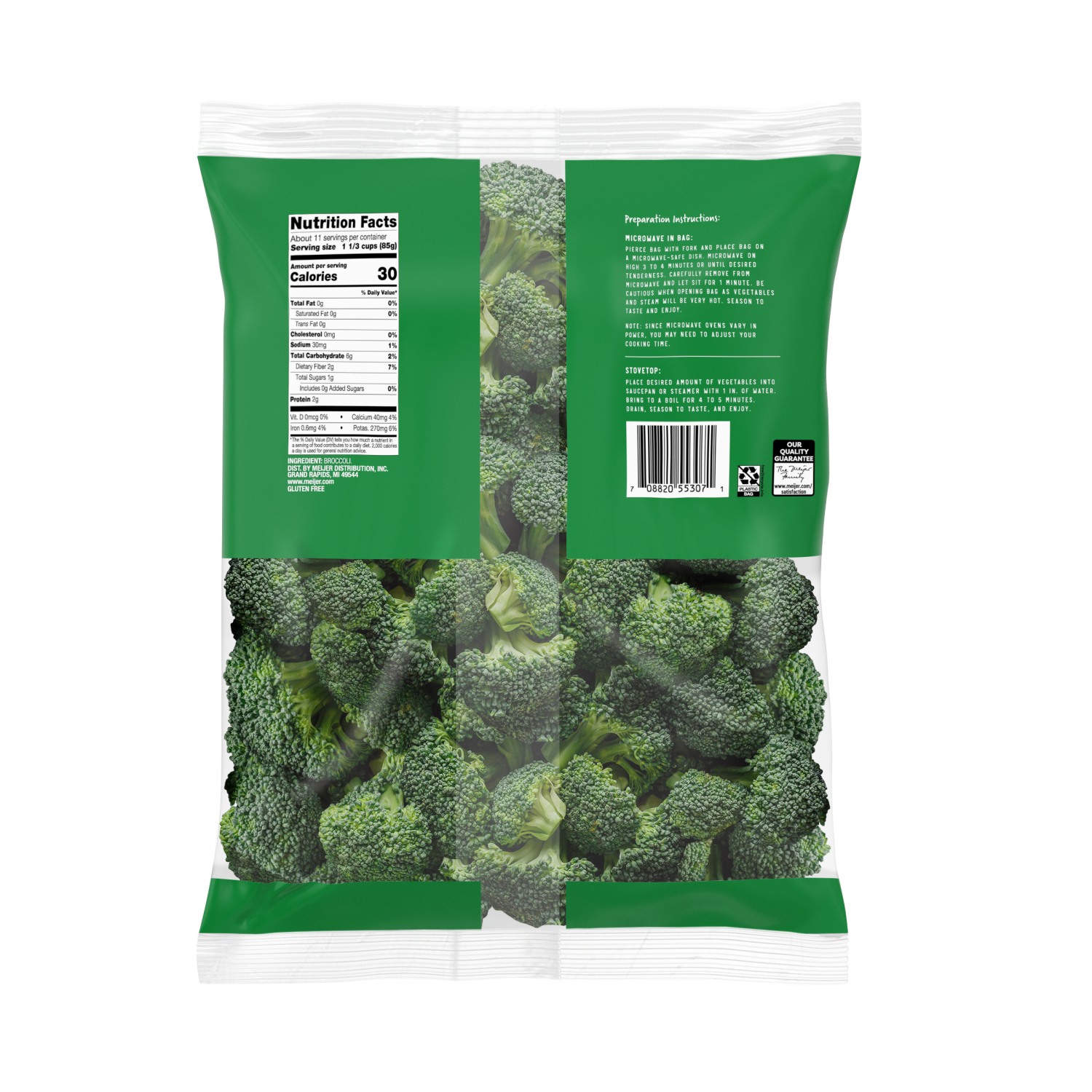 slide 2 of 2, Fresh From Meijer Broccoli Florets, 32 Oz, 32 oz